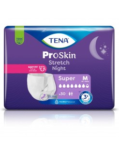 TENA Stretch ProSkin Night – pieluchomajtki elastyczne na noc nietrzymanie...